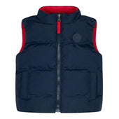 Mitch & Son Boys Red and Navy Reversible Gilet